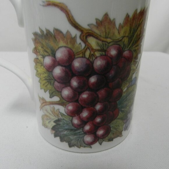 Crown Trent Staffordshire England Fine Bone China Grape Cup Mug Vintage 12 ounce - Picture 7 of 12